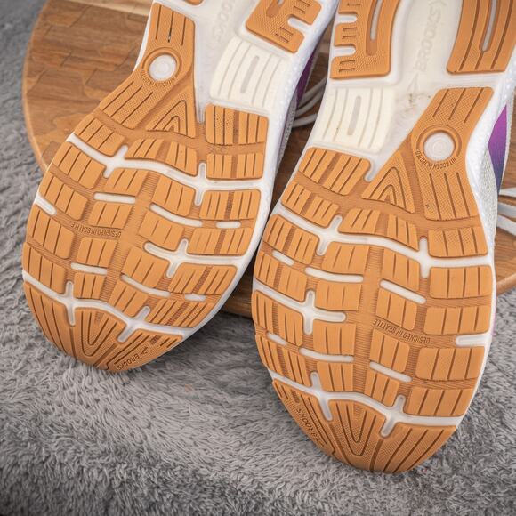 Brooks Ghost 16 Women 9.5 W Gray Mesh Athletic Running Sneakers Lace-Up Low Top - Picture 9 of 10